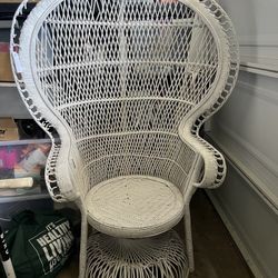 Vintage Peacock Chair 