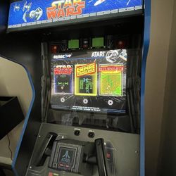Star Wars Arcade1up with Riser and Stool 