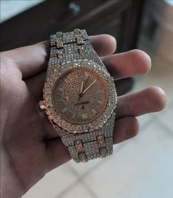 Iced out moissanite AP Watch bussdown
