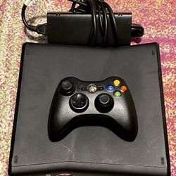 Microsoft Xbox 360 Slim 250GB HDD Black Console Tested Works!