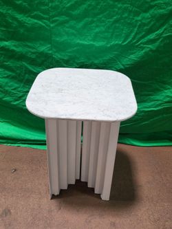 Marble top side table