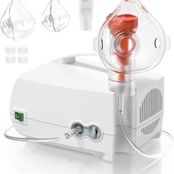 Home Nebulizer for Adults and Kids, Nebulizer Machine with Tubing, Mouthpiece and Masks for Adults and Kids 