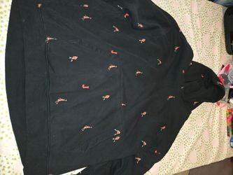 Jordan Allover Print Black Hoodie
