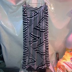 Sheer Maxi Skirt W/ Short Under Skirt