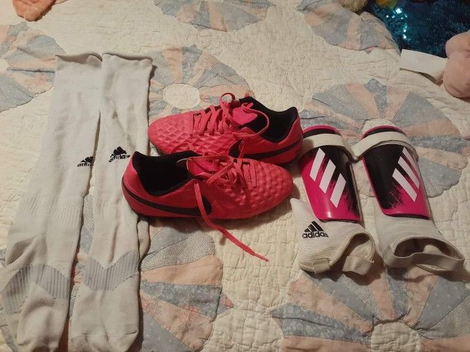Nike Soccer Cleats , Shin Guards Adidas