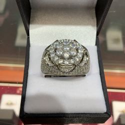 Men’s Silver Ring With Cz Stones