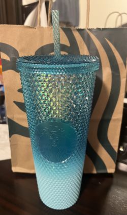 Studded Bling Blue Ombre Cup