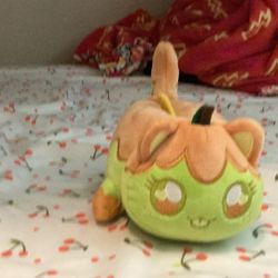 Caramel Apple Cat Plush