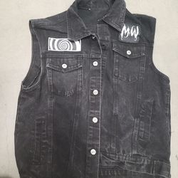 Motionless in white denim vest xl