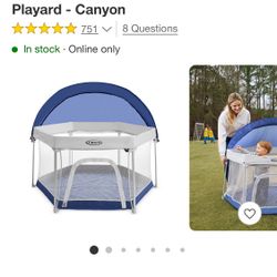 Graco Pack 'n Play LiteTraveler LX Playard - Canyon