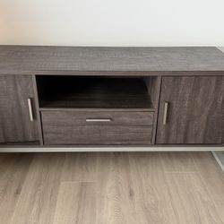 Sauder Rock Glen Credenza, Blade Walnut Finish