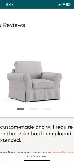PB Comfort Roll Arm Armchair Slipcover