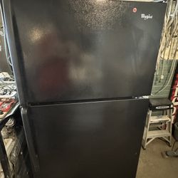 Whirlpool Black Top & Bottom Fridge 