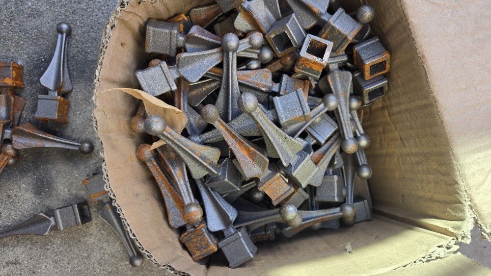 Cast Iron Spear Tops Ornaments