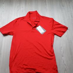 Arnold Palmer Red Button Up Shirt Size Medium 