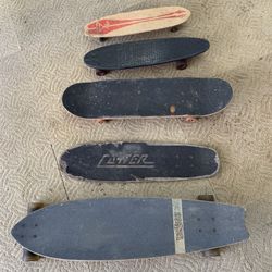 5 Skateboards $65 Takes All