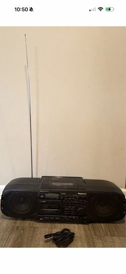 Panasonic RX-DS30 Boombox AM/FM Radio CD Cassette XBS Digital TESTED WORKS