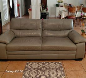 Leather sofa
