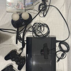 PS3 Set With Games 