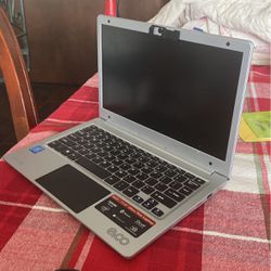Silver Laptop By EVOO 11.6”