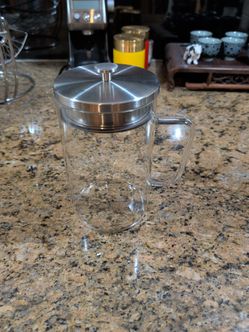 Glass gar with Stainless Steel Lid