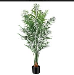 6.5ft Artificial Silk Palm Tree