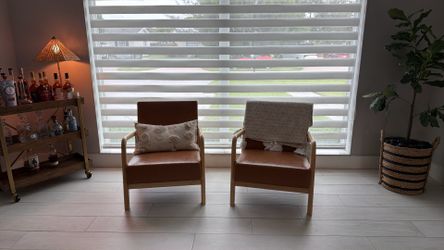 Entry accent chairs for living room peanut butter leather