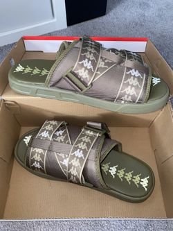 mens kappa 222 banda mitel 1 slide forest green