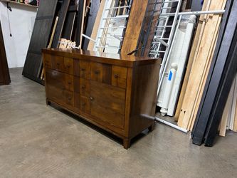 Wood Dresser with Multiple Drawers