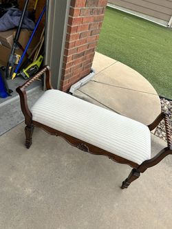 Real Wood High End  End Of Bed Chair 