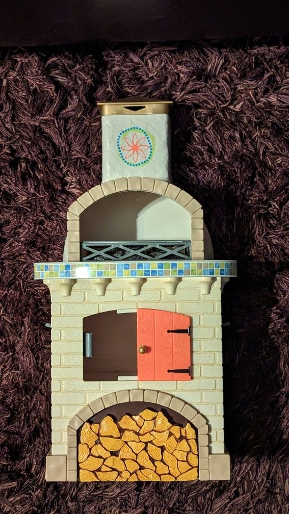 Grill Brick Oven Stove - American Girl Doll Lea's Rainforest House 