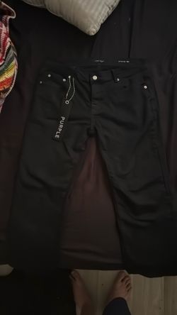 Purple jeans