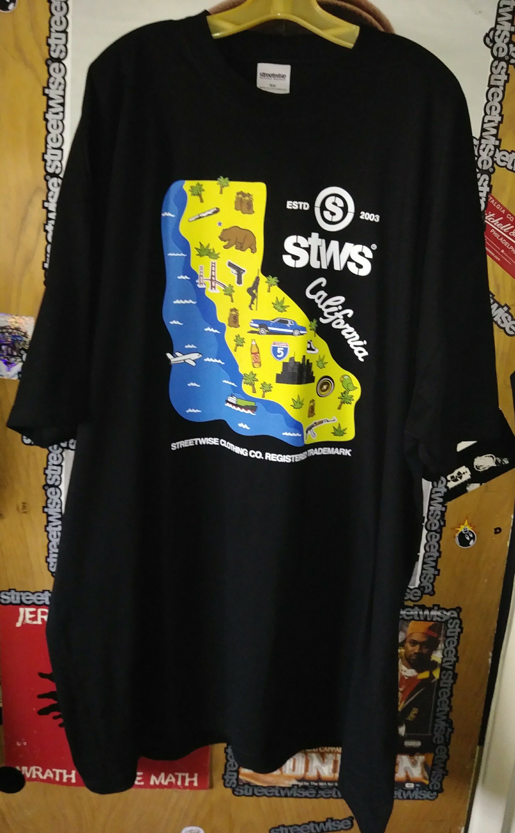 StreetWise clothing tshirt size 5XL