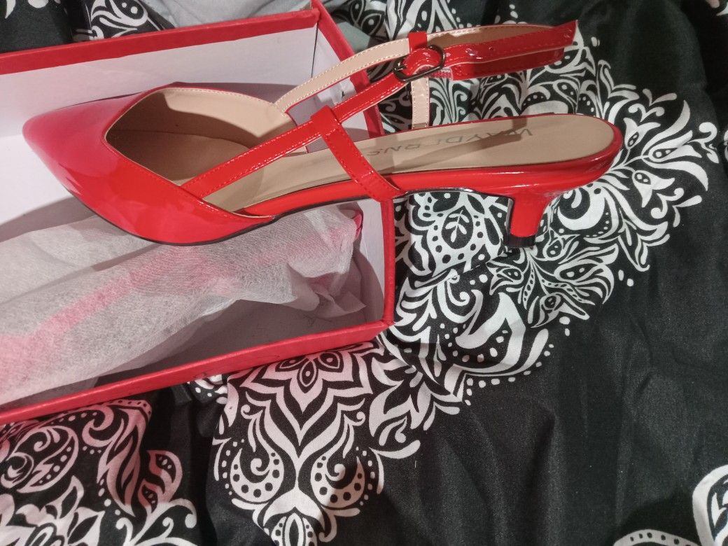 Brand New Red Short Heels