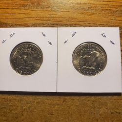 (2) 1979P Susan B Anthony Dollars