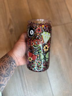 Snow globe cup!!