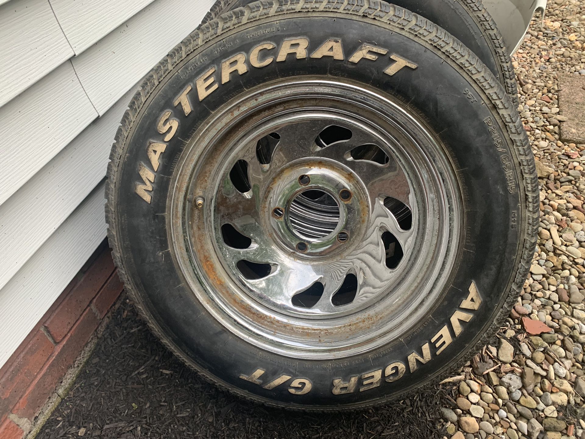 Rims and tires set of 2 off Ford Ranger