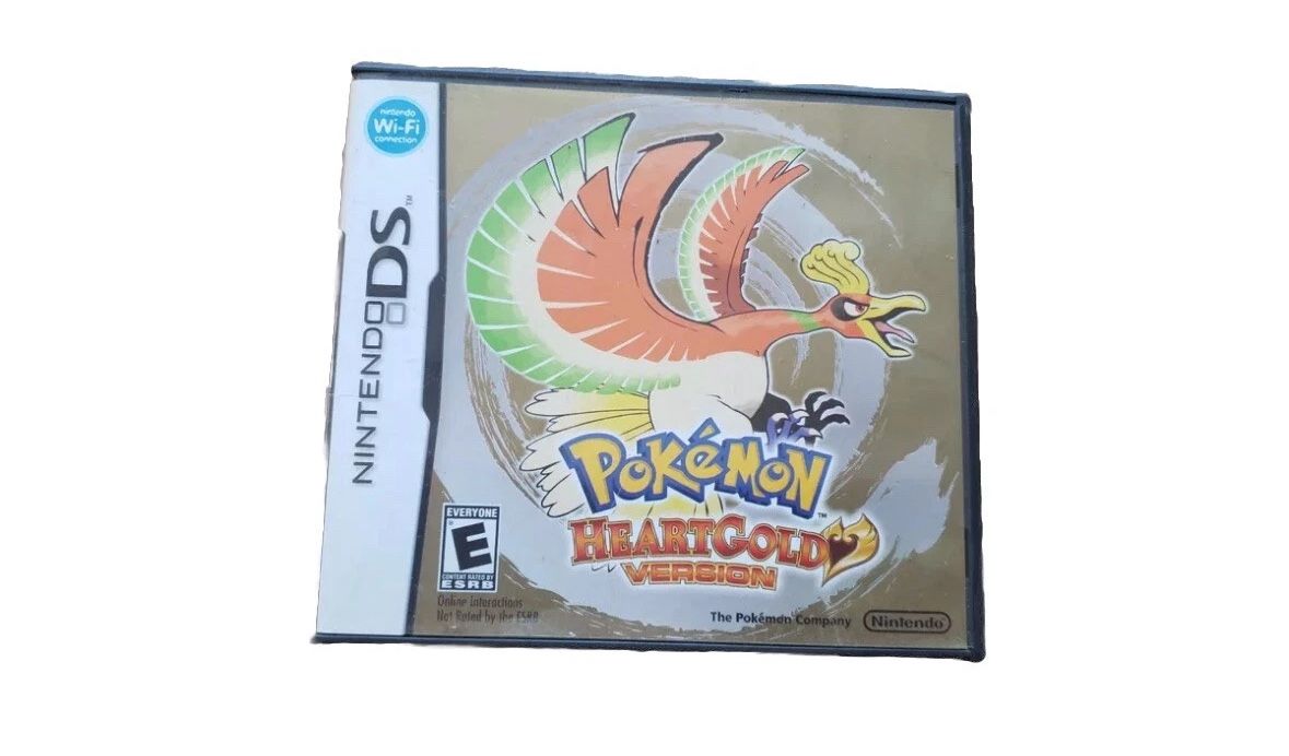 Pokemon Heartgold Case & Manuals Only