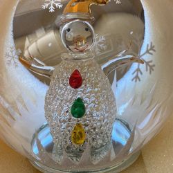 Sorelle Snowman GLOBE ORNAMENT