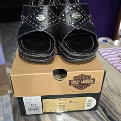 Harley Davidson Wedge Heel Shoes