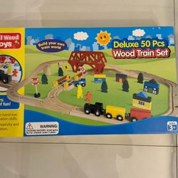 Wooden Train Set 