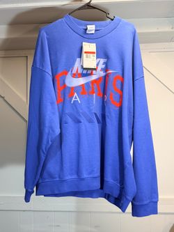 Nike Paris Crewneck Sweatshirt Blue