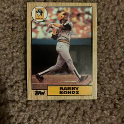 1987 Barry Bonds Topps