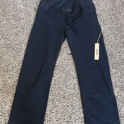 Essential Black Uncuffed Sweats