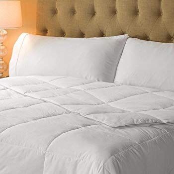 (2) Sealy Queen duvet inserts / white plush blankets