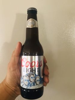 Jonas brothers coors beer empty bottle