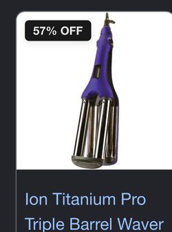 Ion hair crimper