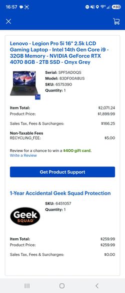 Gaming Laptop Like New