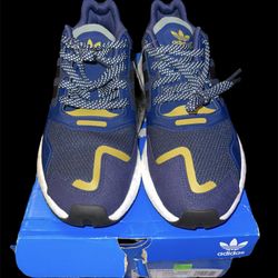Adidas Original Day Jogger Navy/ Black/ Gold US Size Men’s 8 1/2 Shoes 