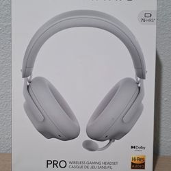 Excellent Condition Alienware Pro Wireless Gaming Headset Lunar Light 